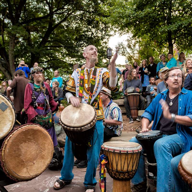 Asheville's Drum Circle