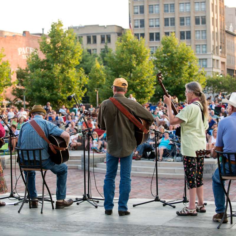 Shindig on the Green Music and Dance Festival in Asheville, NC